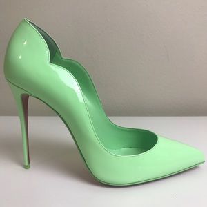 Christian Louboutin Hot Chick Patent Pumps, Sz 41